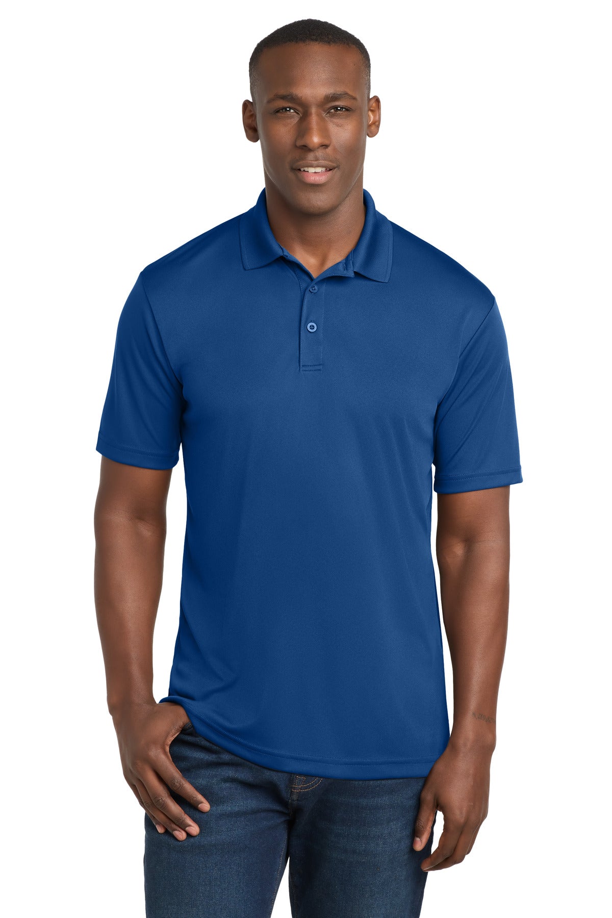 Front View of Royal Sport-Tek PosiCharge Competitor Polo. ST550