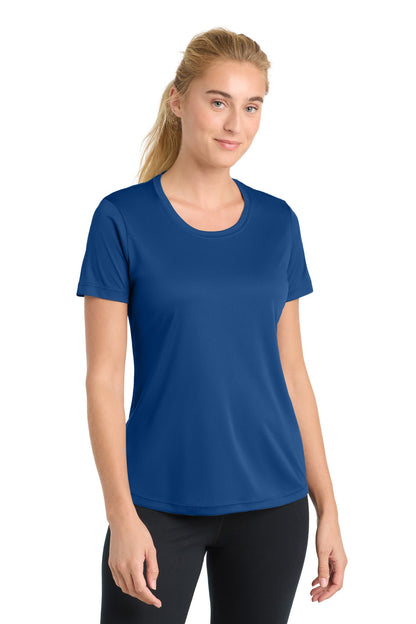 Front View of Royal Sport-Tek Women's PosiCharge Competitor Tee. LST350
