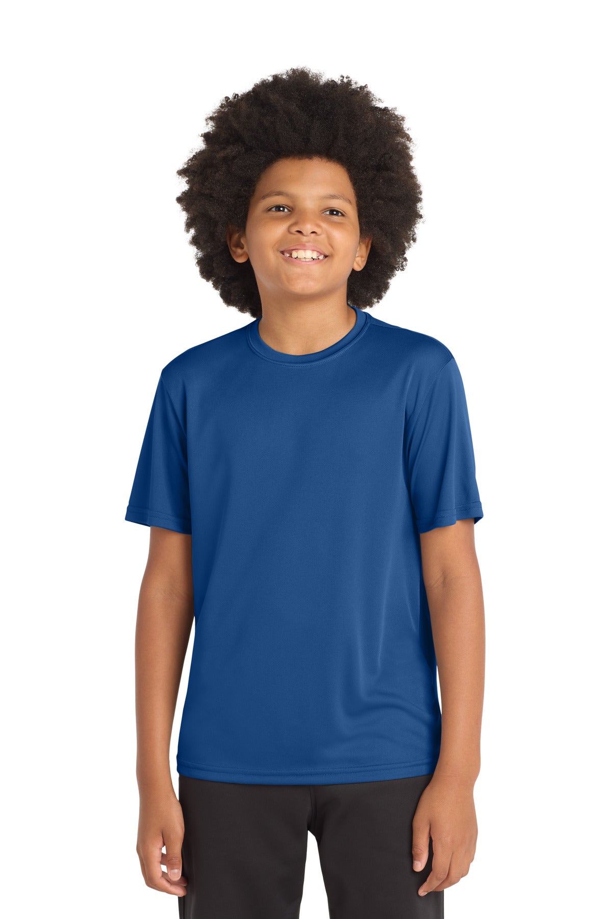 Front View of Royal Sport-Tek Youth PosiCharge Competitor Tee. YST350
