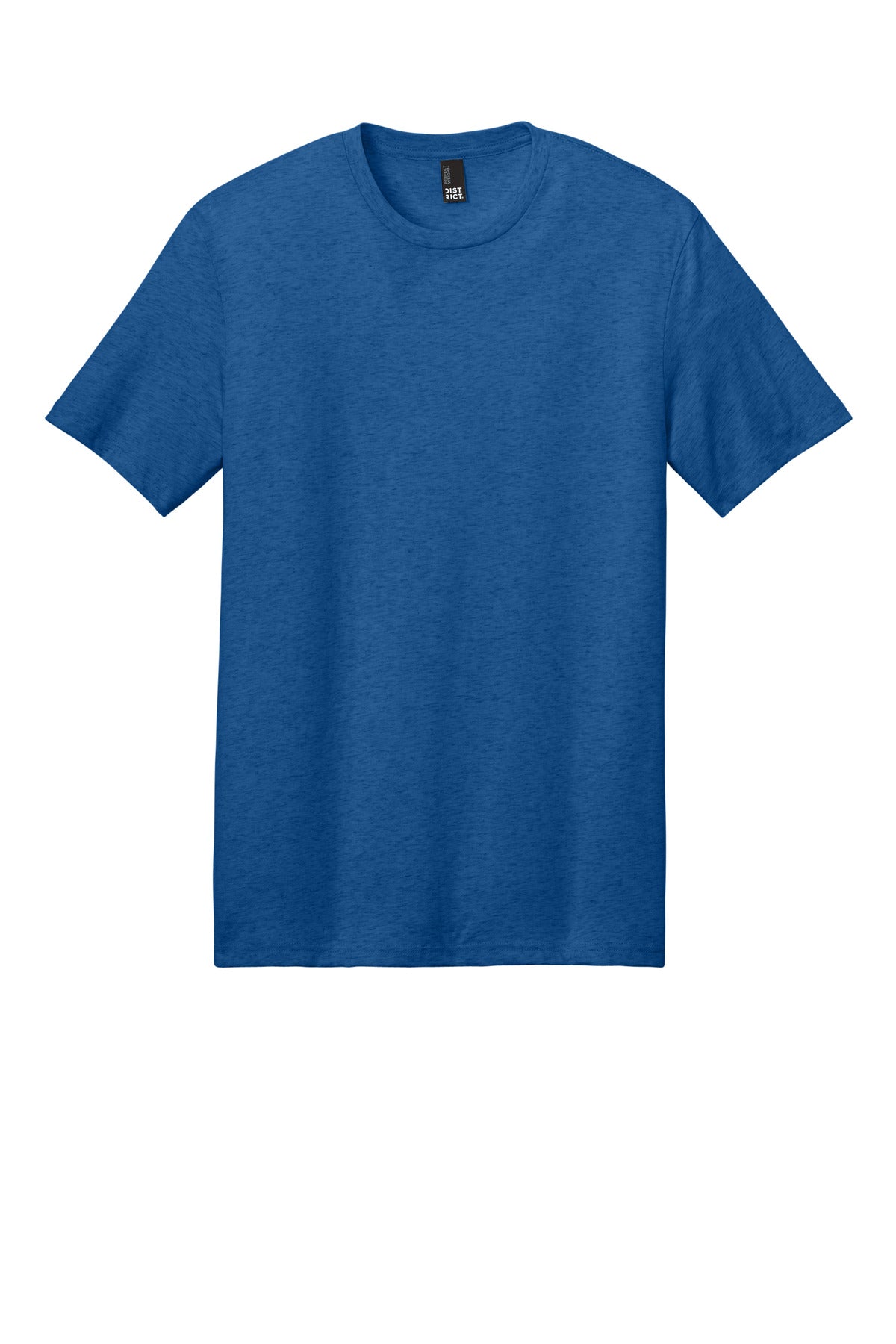 Front View of RoyalBlHtr District Perfect Weight Tee. DT104