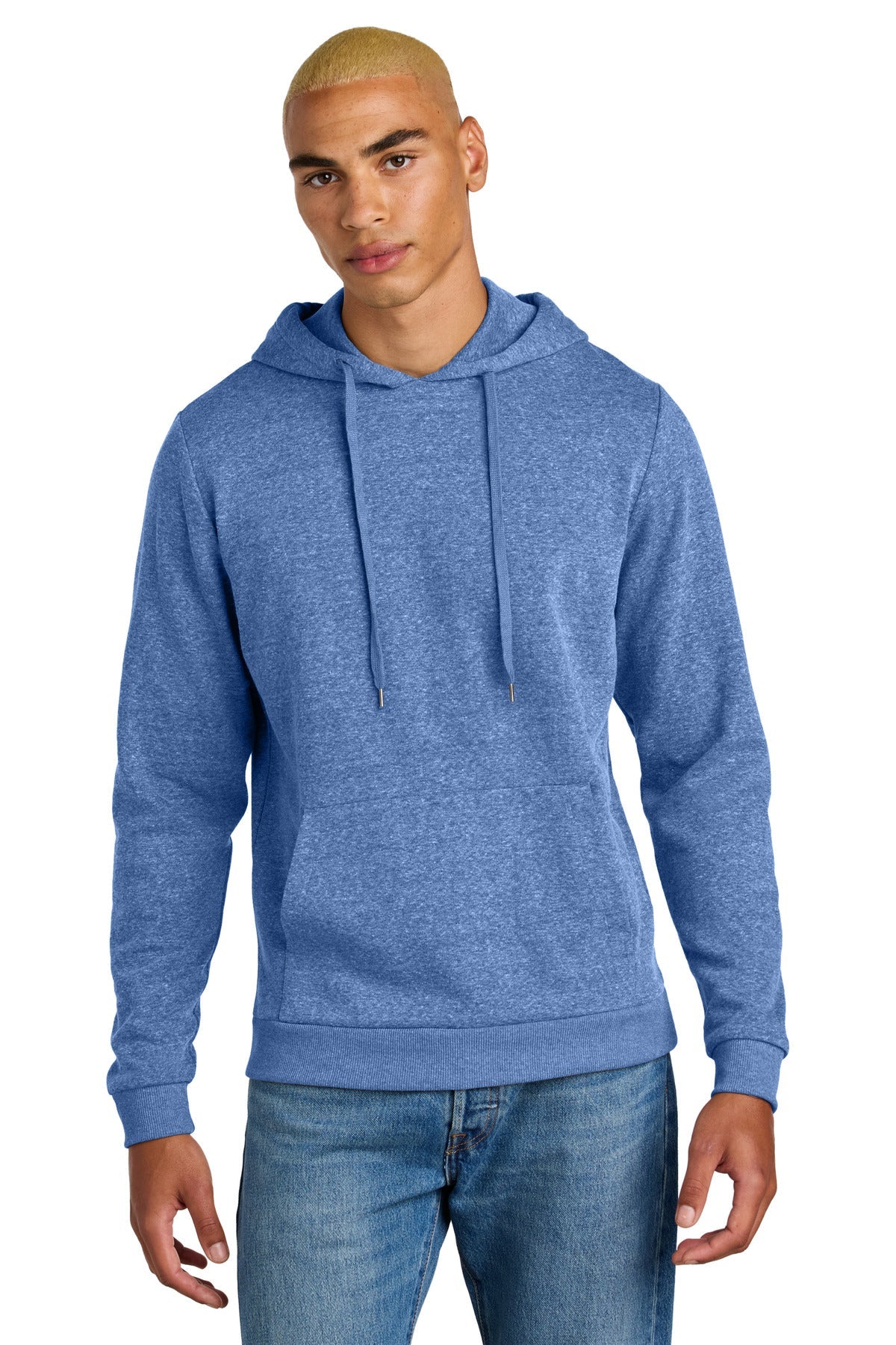 Front View of RoyalFrost District Perfect Tri Fleece Pullover Hoodie DT1300