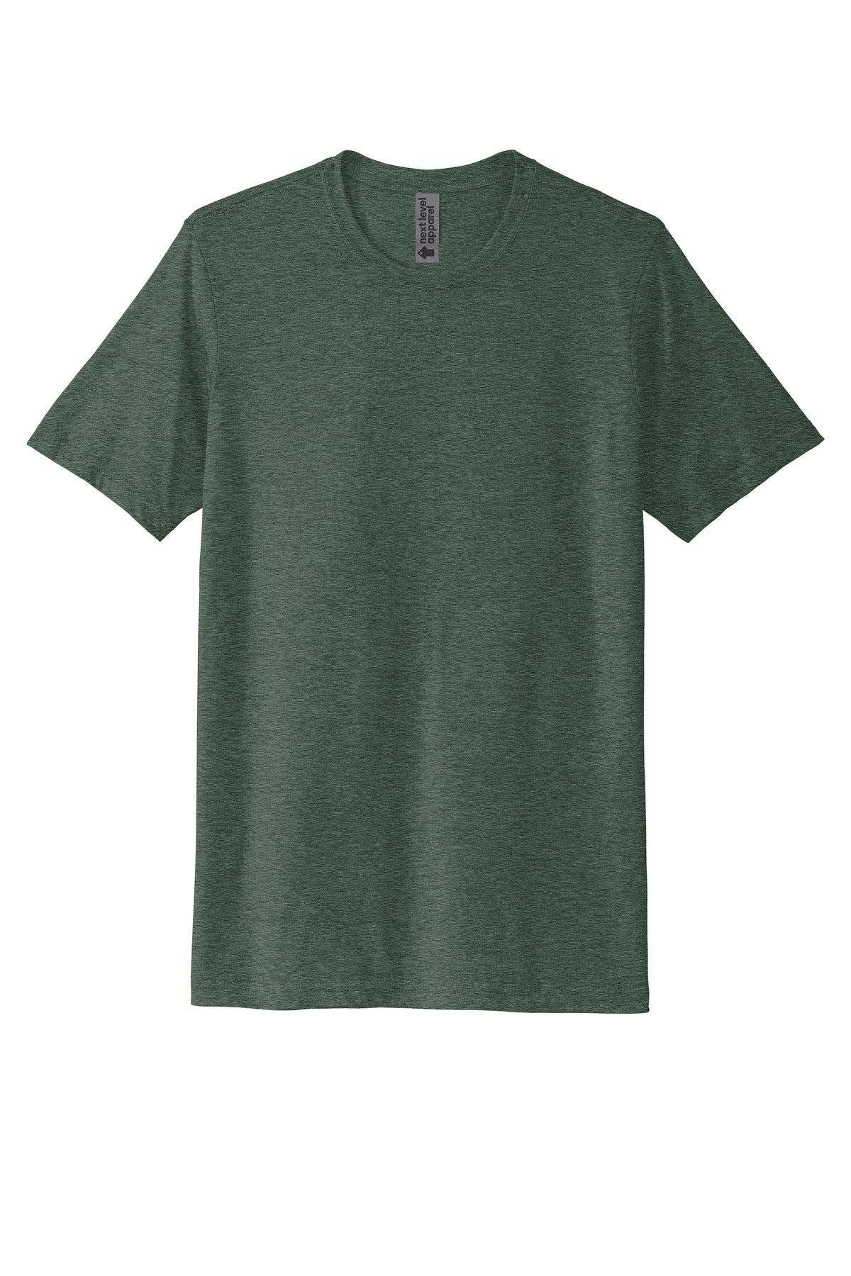 Front View of RoyalPine Next Level Apparel Adult Poly/Cotton Tee. NL6200