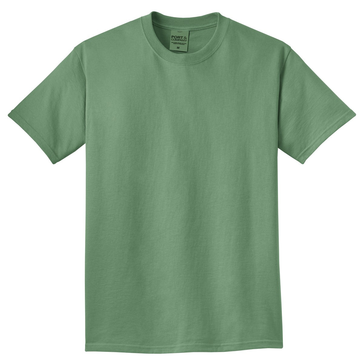 Front View of Safari Port & Co Beach Wash Garment-Dyed Tee. PC099