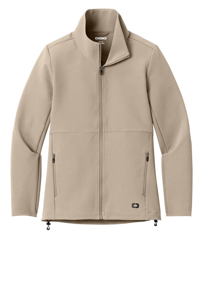 Front View of Sahara OGIO Women's Kinetic Soft Shell LOG740