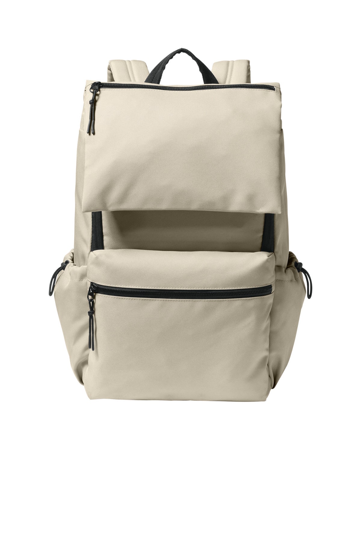 Front View of Sahara Port Authority Matte Oxford Backpack BG940