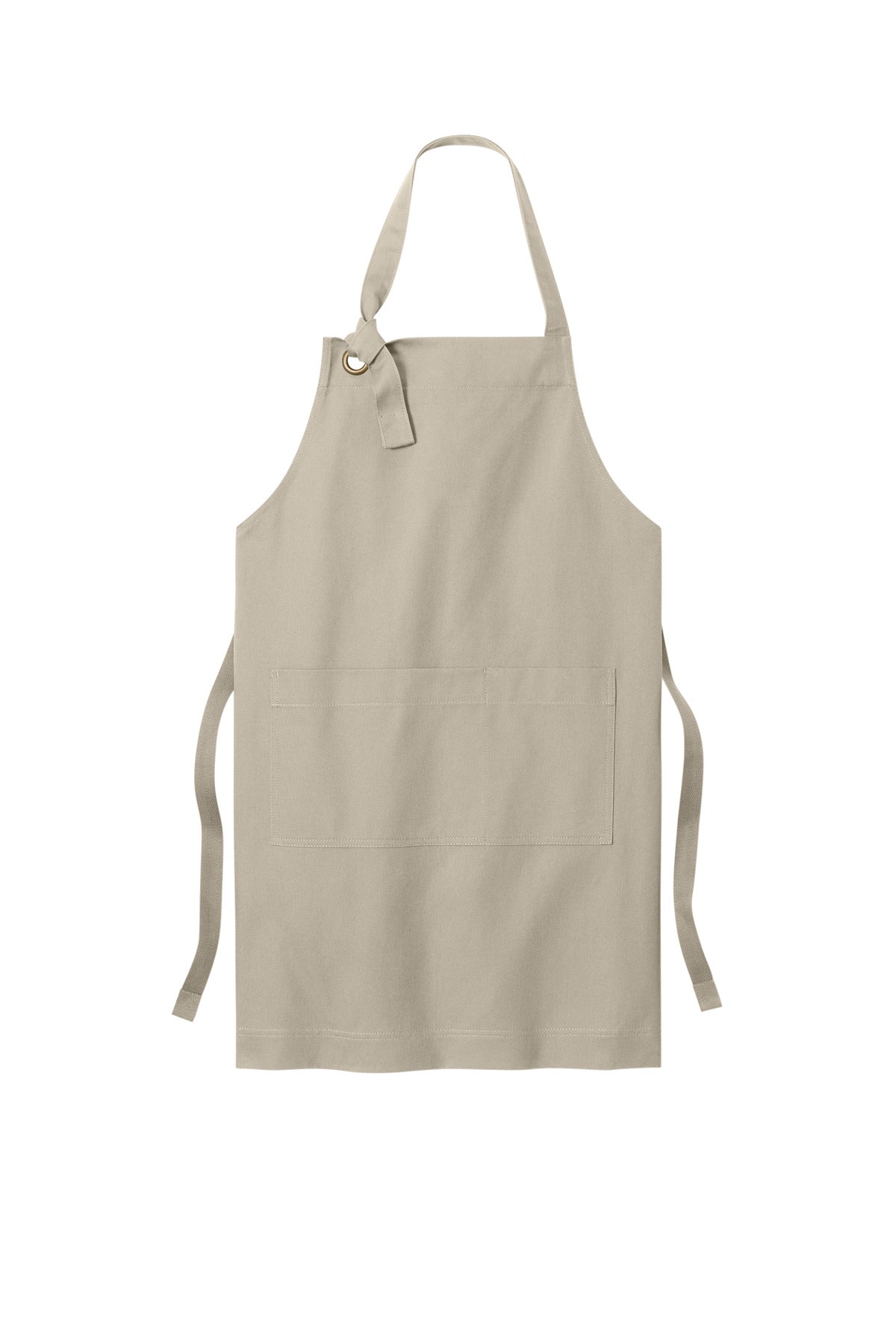 Front View of Sahara Port Authority Signature Heavy Twill Bib Apron A900