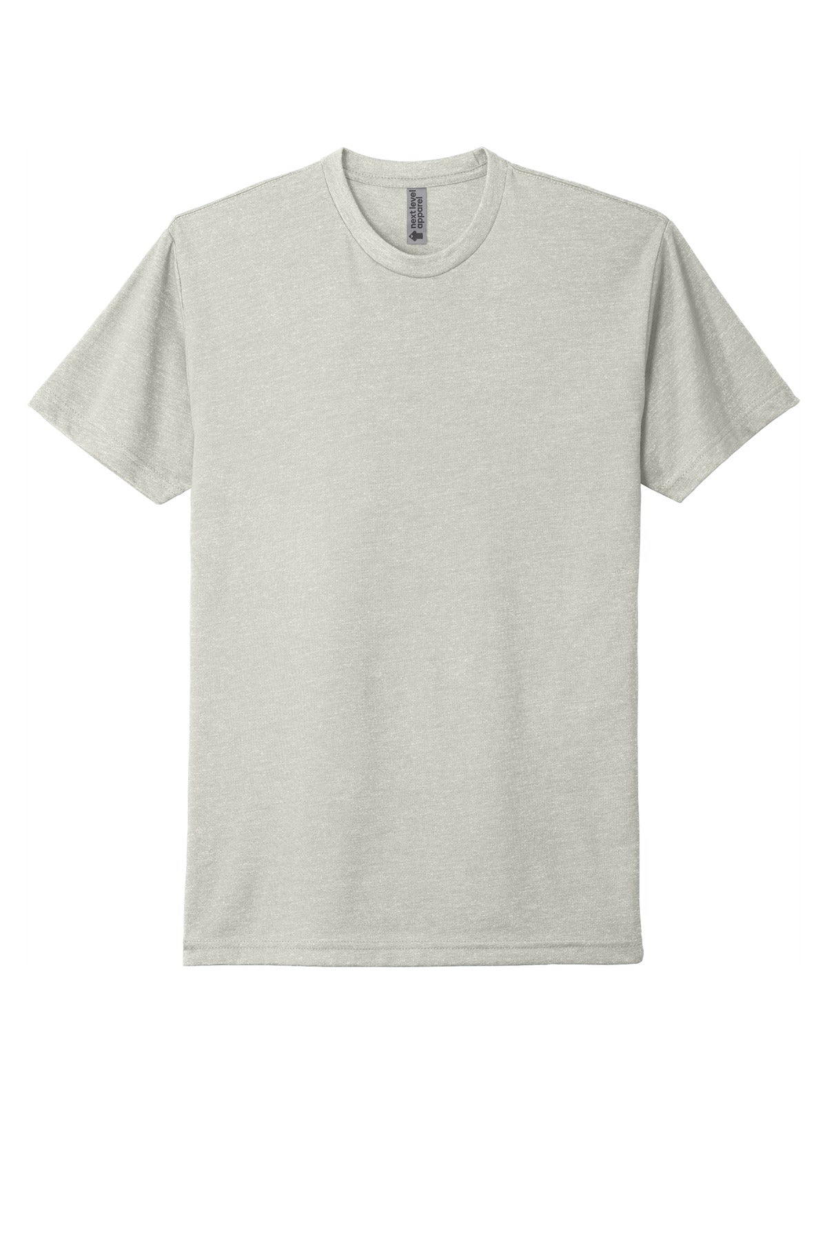 Front View of Sand Next Level Apparel Adult CVC Tee. NL6210