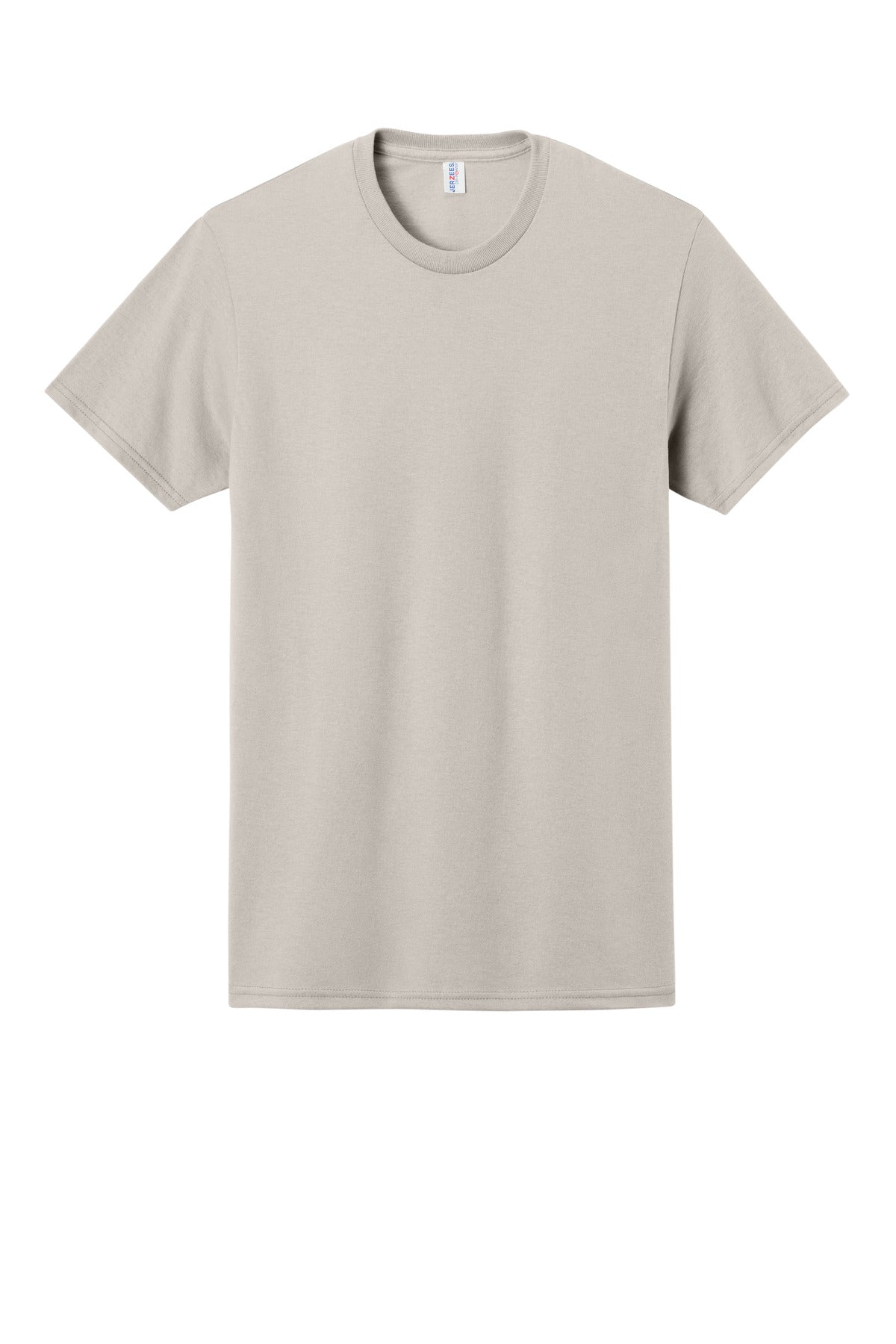 Front View of Sandstone Jerzees - Dri-Power 50/50 Cotton/Poly T-Shirt. 29M