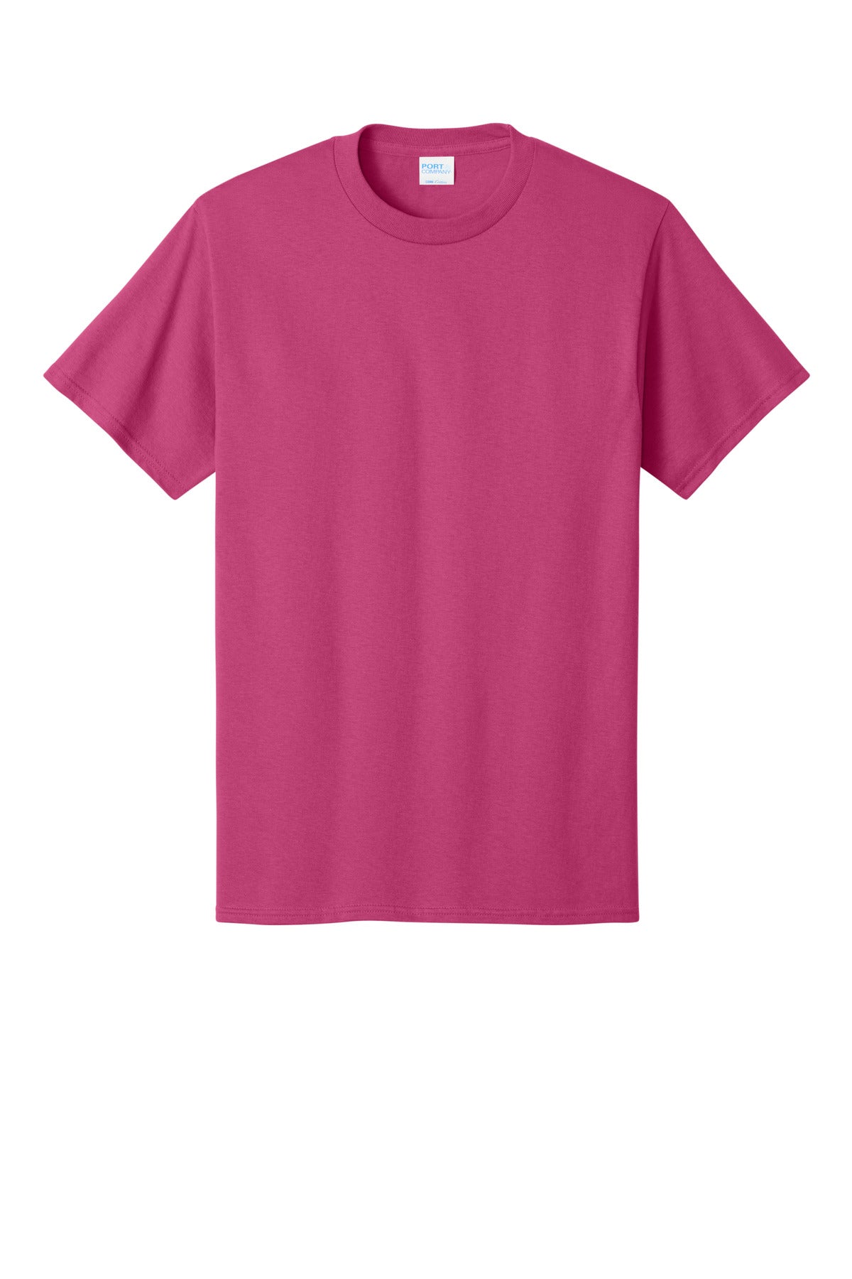 Front View of Sangria Port & Co Core Cotton Tee. PC54