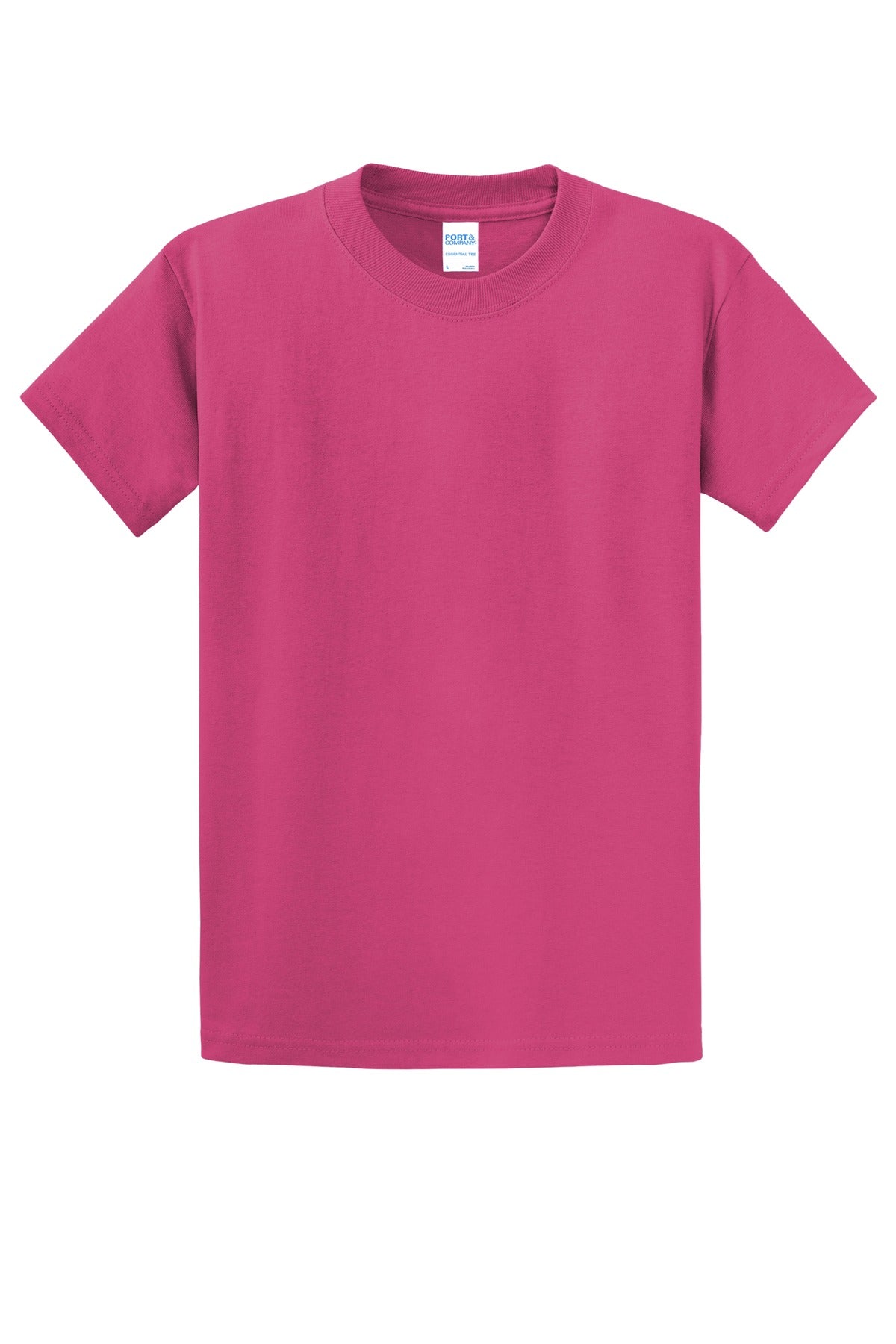 Front View of Sangria Port & Co Essential Tee. PC61
