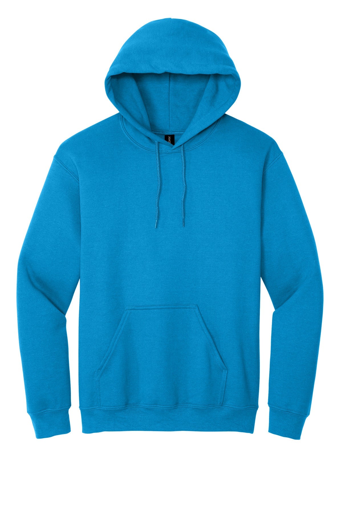Front View of Sapphire Gildan - Heavy Blend Hooded Sweatshirt. 18500