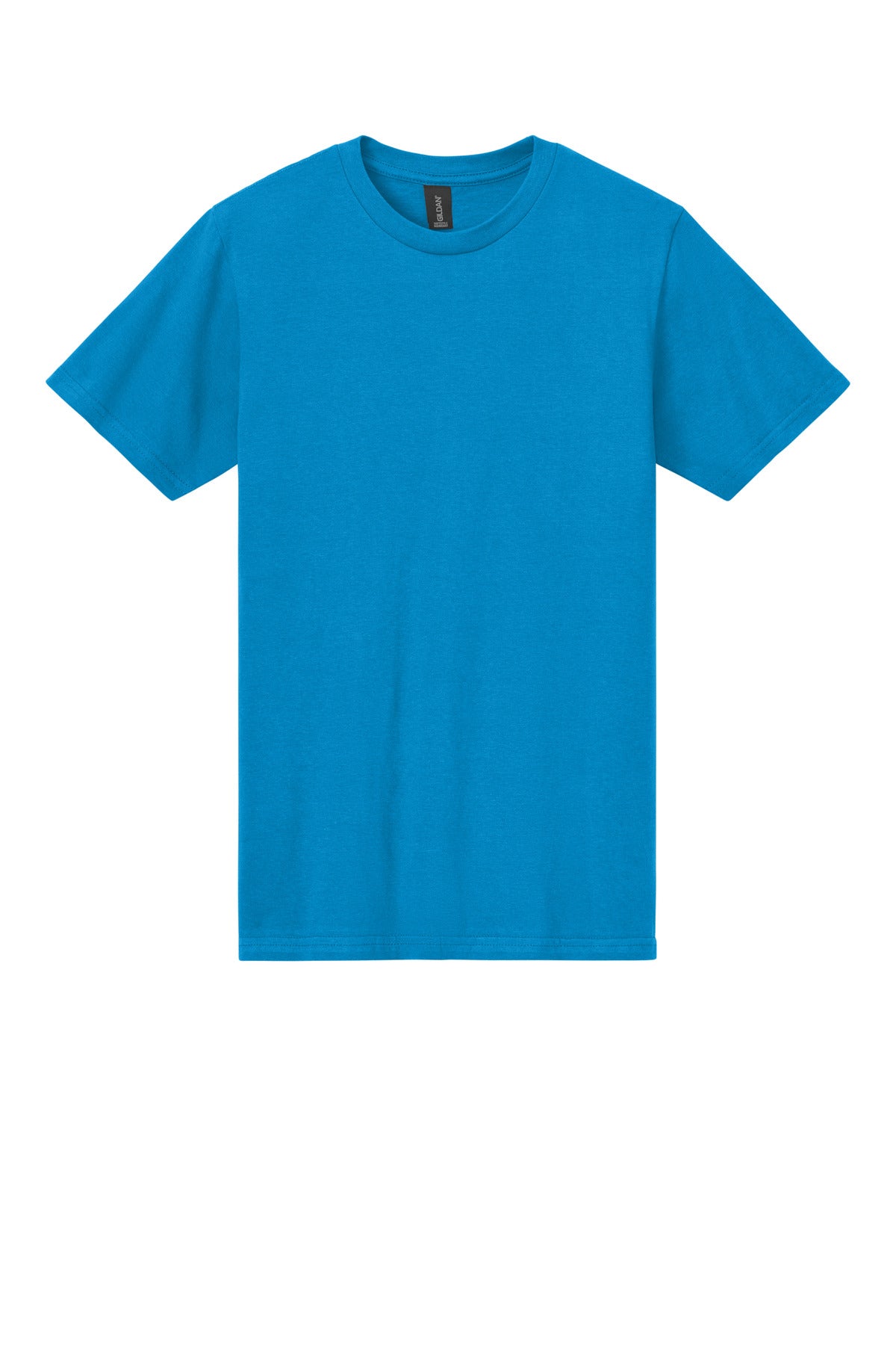 Front View of Sapphire Gildan Softstyle Midweight Tee 65000