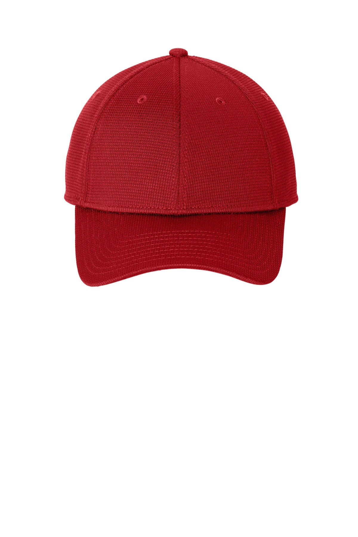 Front View of Scarlet New Era Pivot Stretch Band Snapback Cap NE214