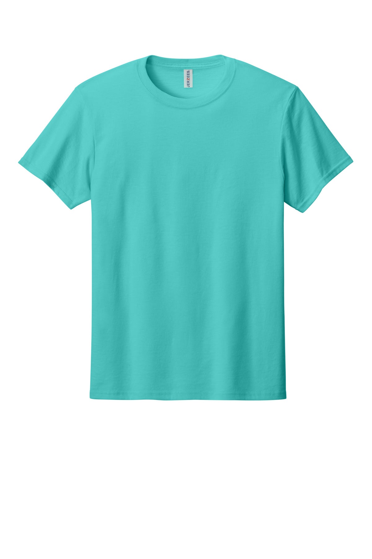 Front View of ScubaBlue Jerzees Premium Blend Ring Spun T-Shirt 560M
