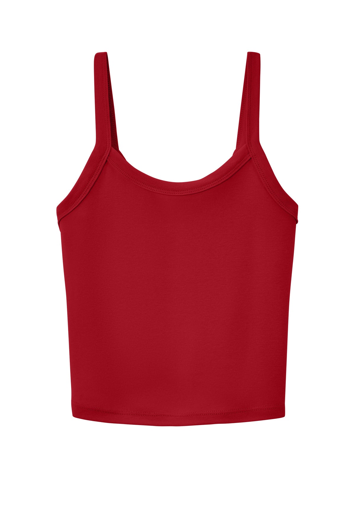 Front View of SdRedBlend BELLA+CANVAS Women's Micro Rib Spaghetti Strap Tank BC1012
