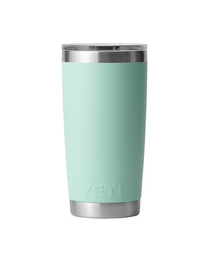 Front View of SEAFOAM Rambler® 20 oz Tumbler MagSlider™ Lid plain