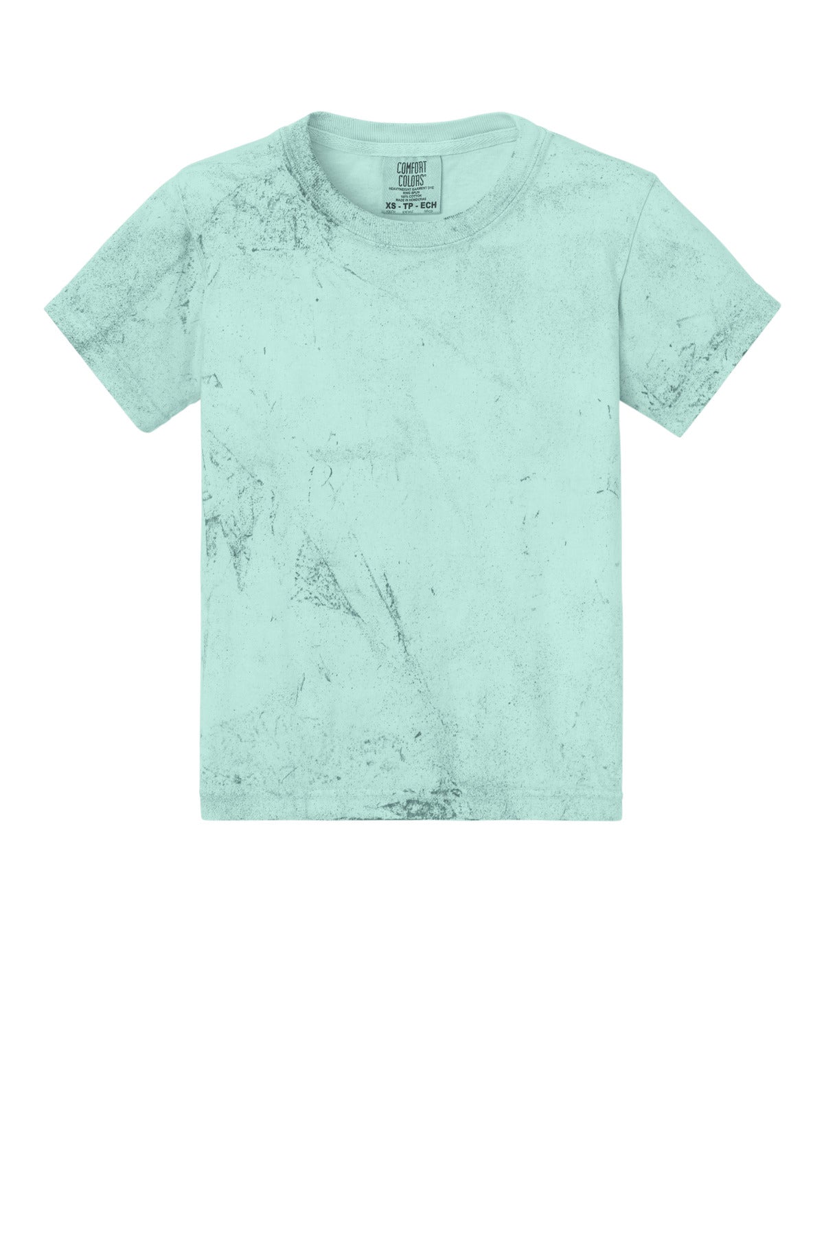 Front View of SeaGlass Comfort Colors Youth Heavyweight Color Blast Tee 1745Y