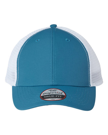 Front View of Seaglass/ White The Original Sport Mesh Cap - X210SM