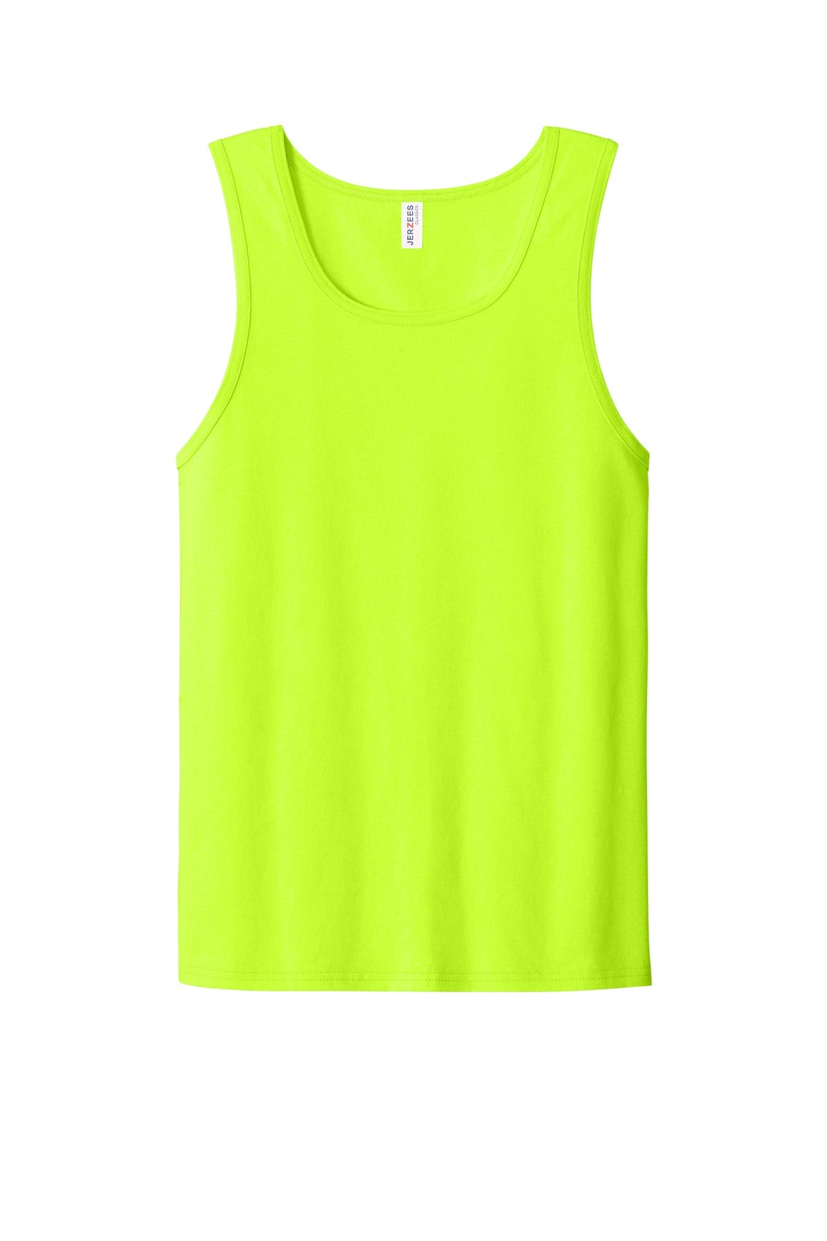 Front View of SftyGrn Jerzees Classics Unisex Cotton Tank 363TK