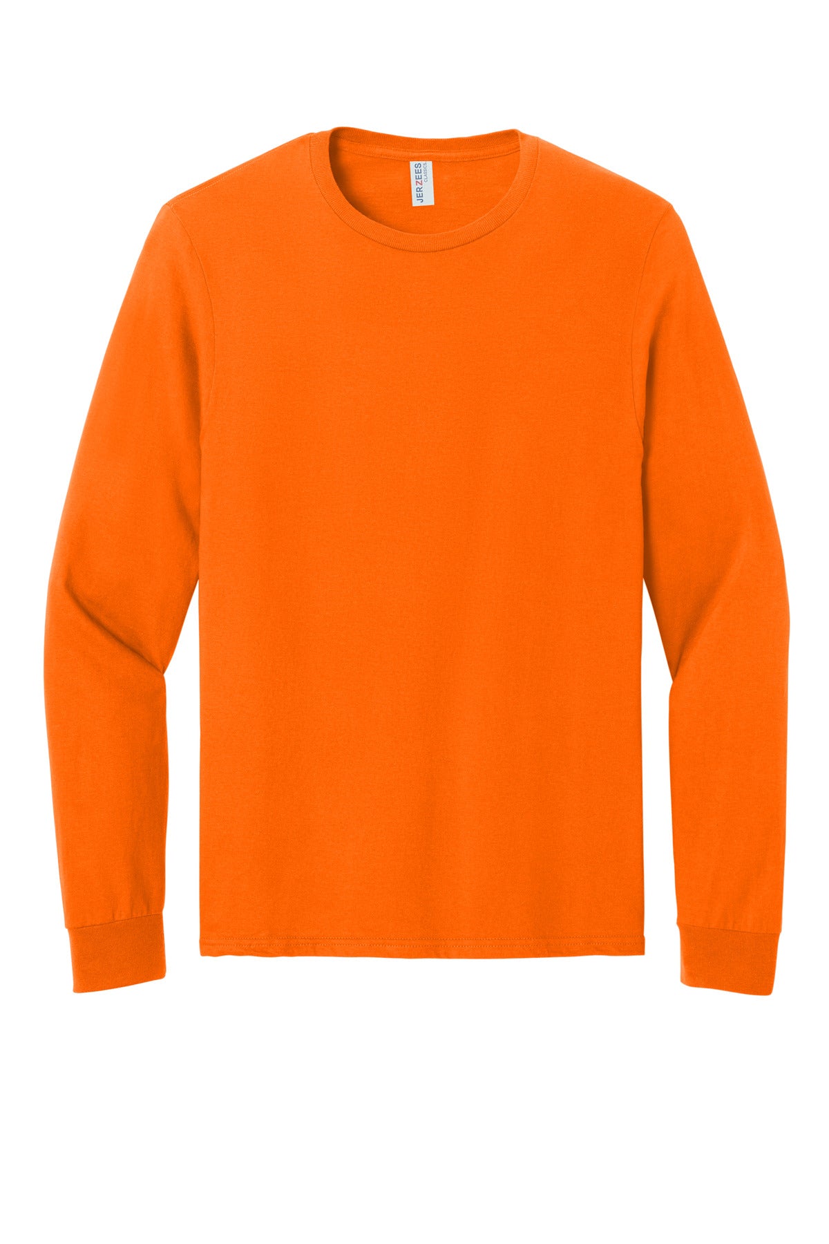 Front View of SftyOrg Jerzees Classics Unisex Cotton Long Sleeve T-Shirt 363L