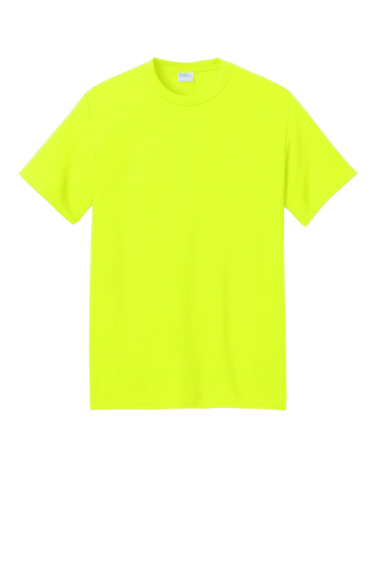 Front View of SGreen Port & Co Core Blend Recycled Tee PC01