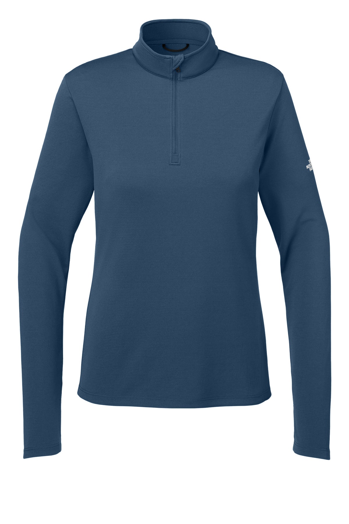 Front View of ShadyBlue The North Face Women's Ambition 1/4-Zip NF0A8ENQ