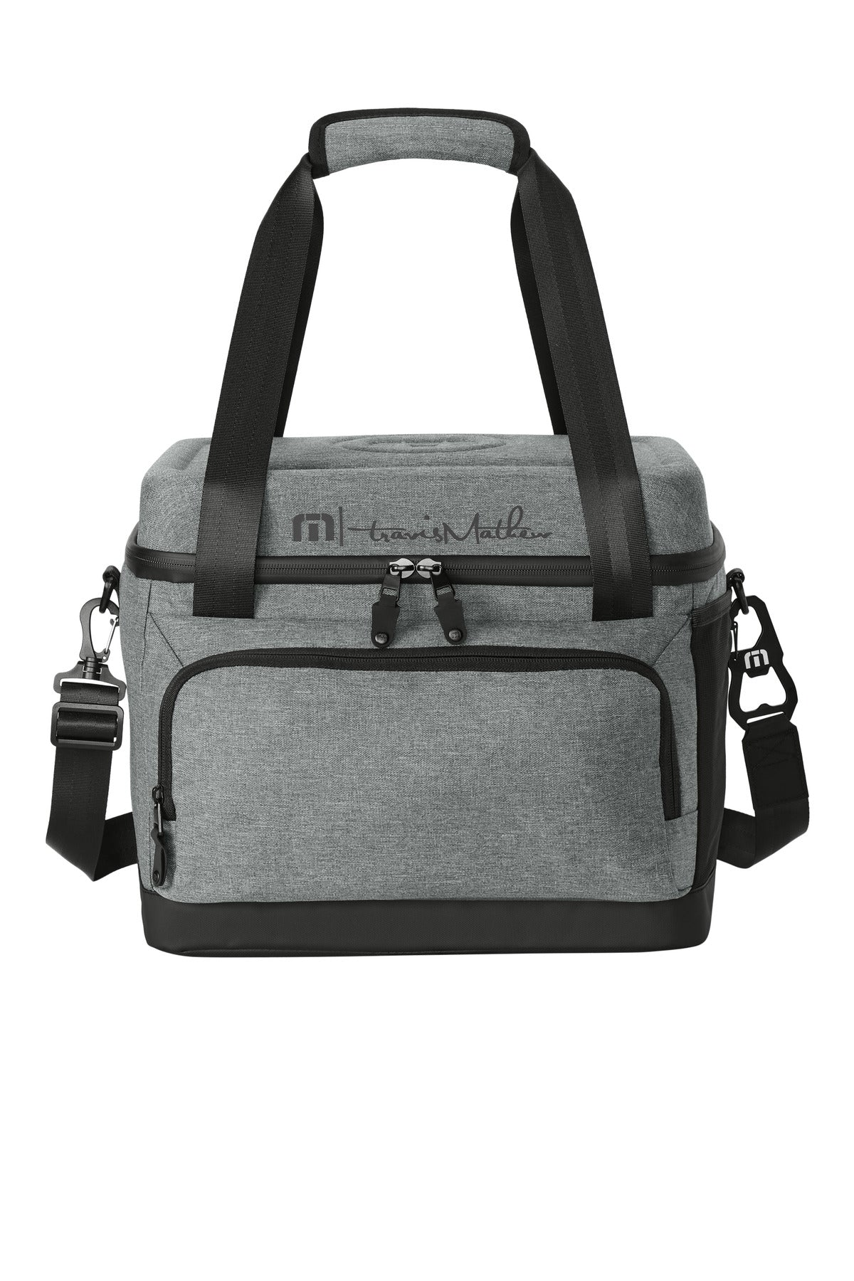 Front View of ShdGyHthr TravisMathew Cruise 24-Can Cooler TMB601