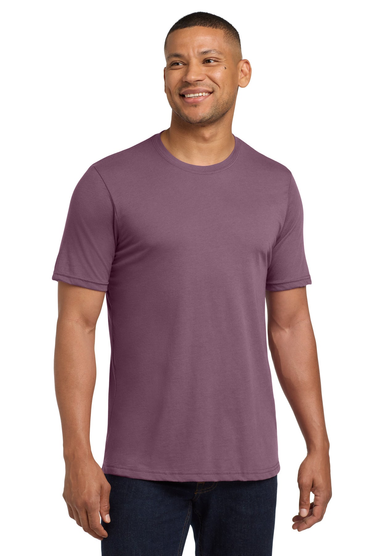 Front View of Shiraz Next Level Apparel Adult Poly/Cotton Tee. NL6200