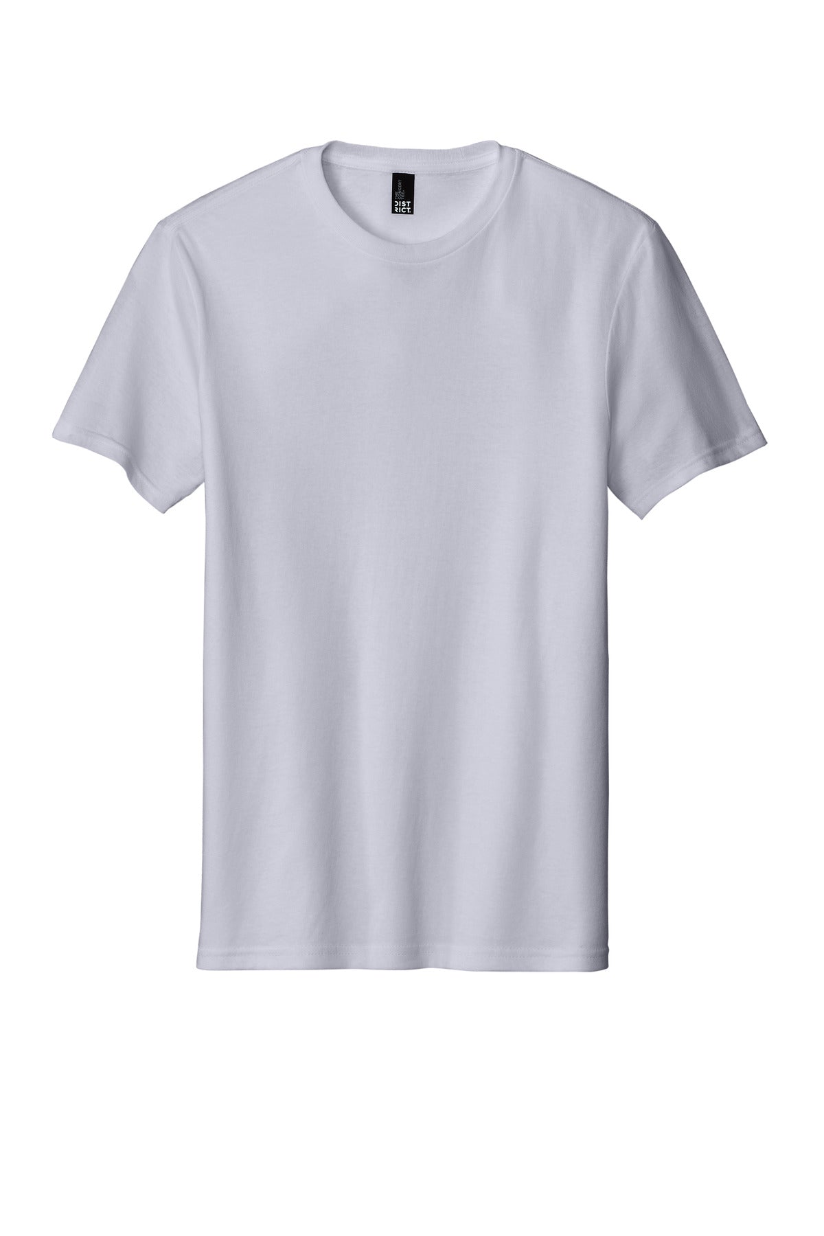Front View of Silver District The Concert Tee DT5000