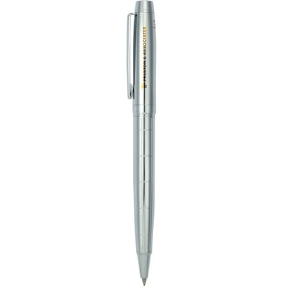 Front View of Silver Luxe Recycled Brass Pillar Ballpoint?