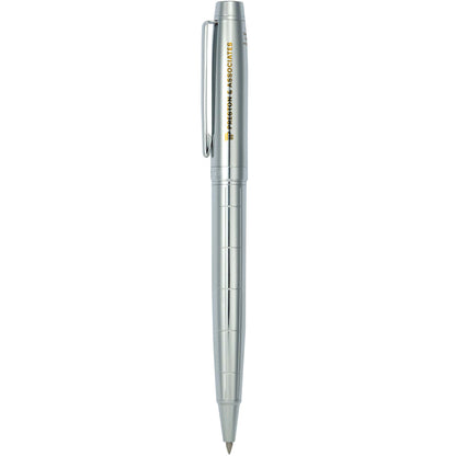 Front View of Silver Luxe Recycled Brass Pillar Ballpoint?