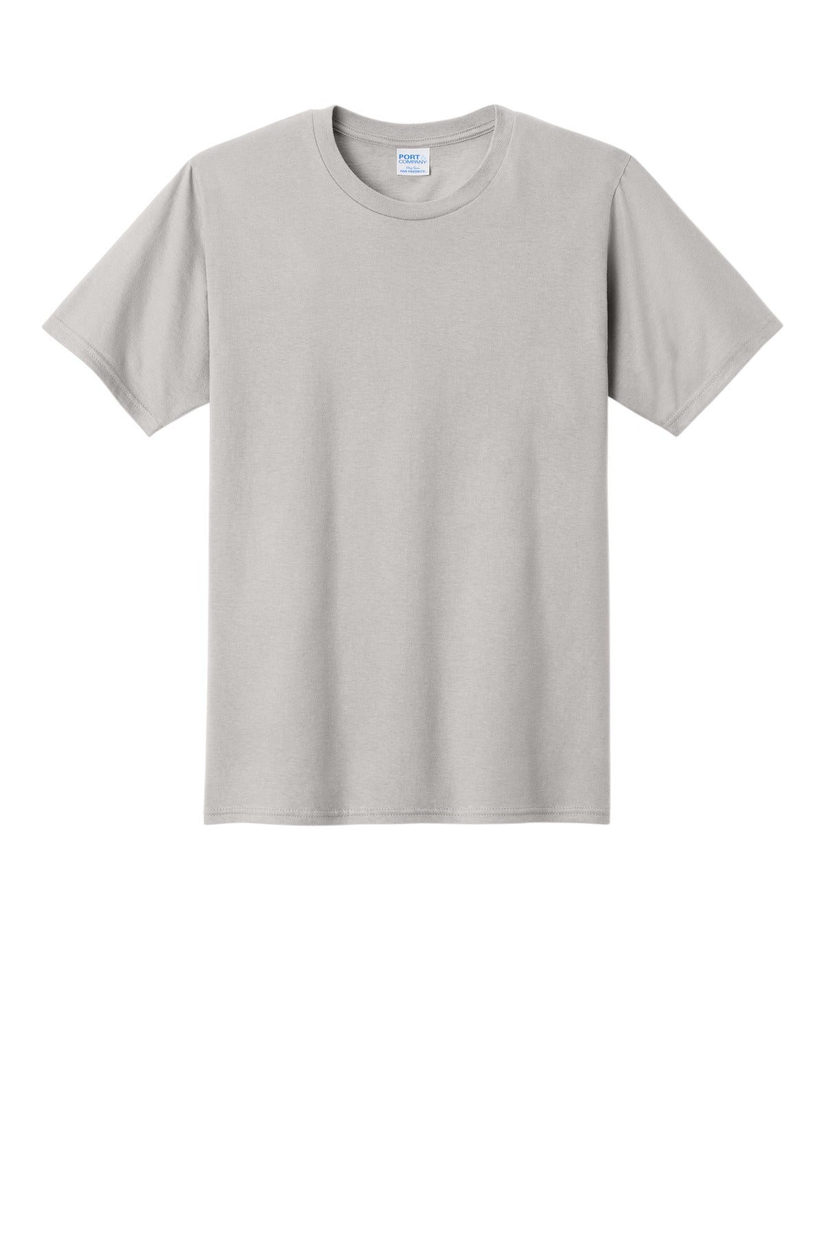 Front View of Silver Port & Co Fan Favorite Tee. PC450
