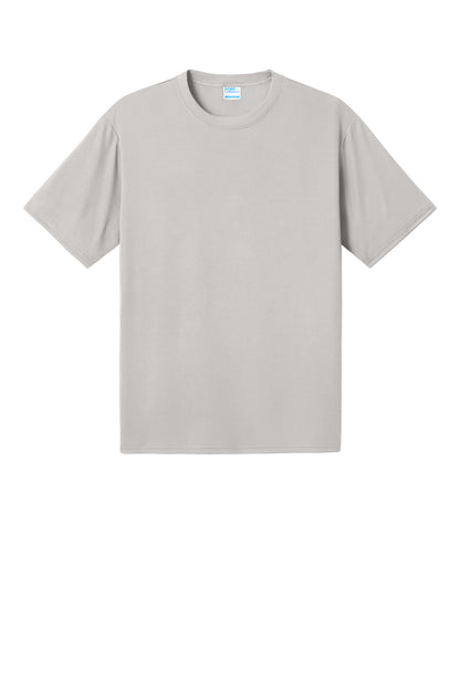 Front View of Silver Port & Co PosiPrint Performance Tee PC380DTG