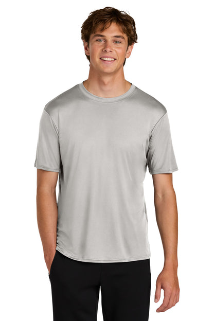 Front View of Silver Port & Co PosiPrint Performance Tee PC380DTG