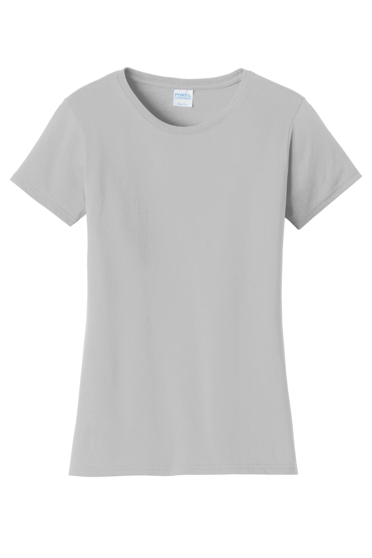 Front View of Silver Port & Co Women's Fan Favorite Tee. LPC450