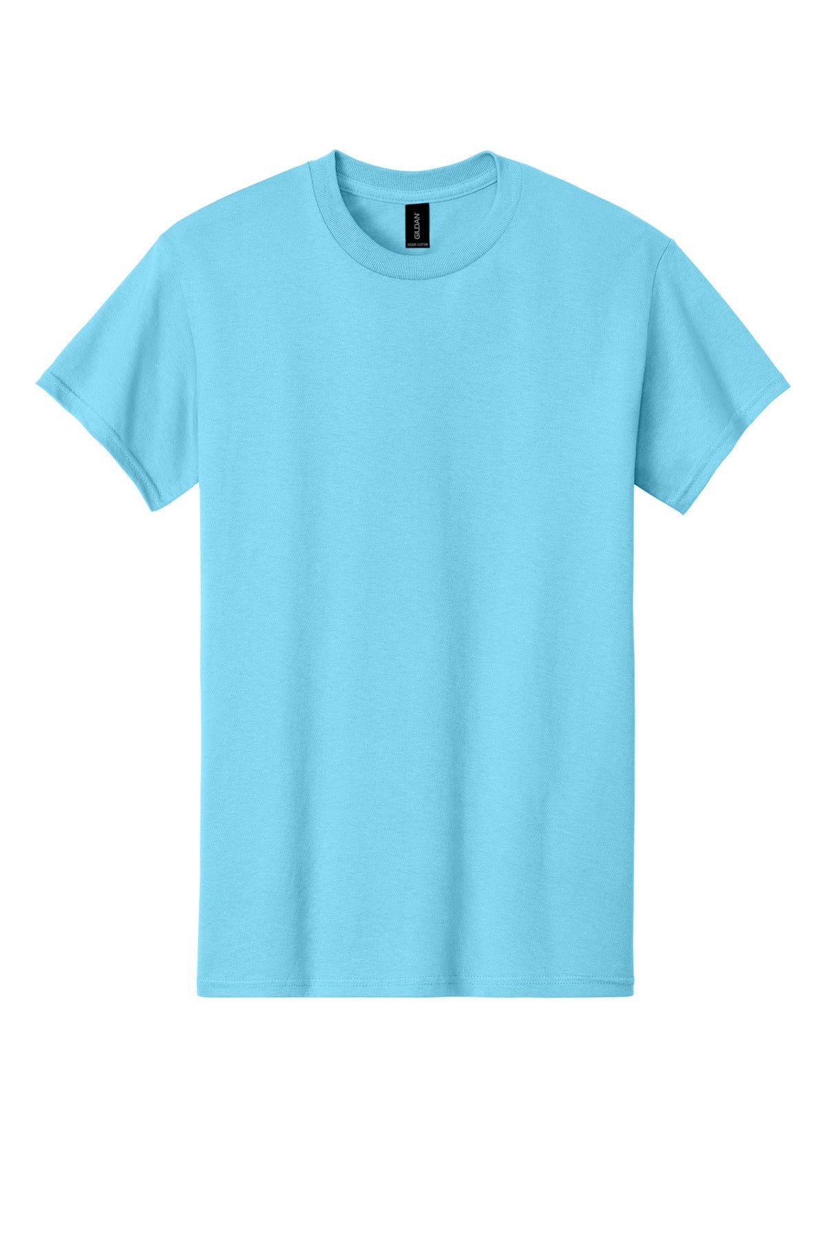 Front View of Sky Gildan - Heavy Cotton 100% Cotton T-Shirt. 5000
