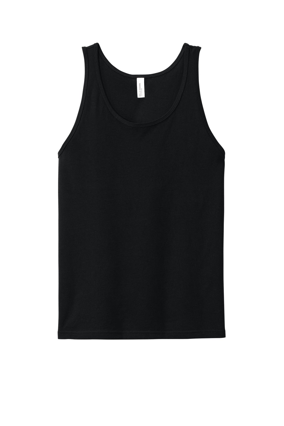 Front View of SldBkBlend BELLA+CANVAS Unisex Heather CVC Tank BC3480CVC