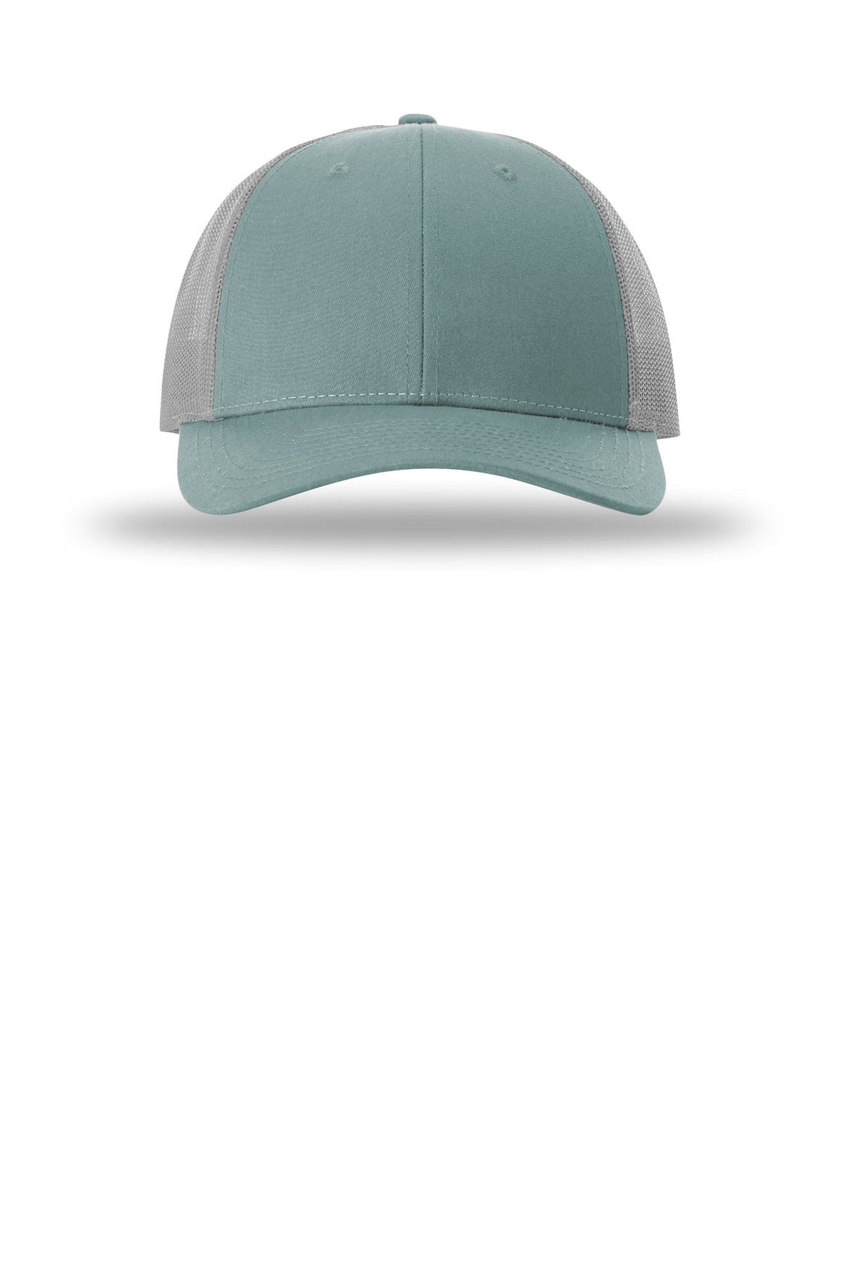 Front View of SmkBl/Alum Richardson Low Pro Trucker 115
