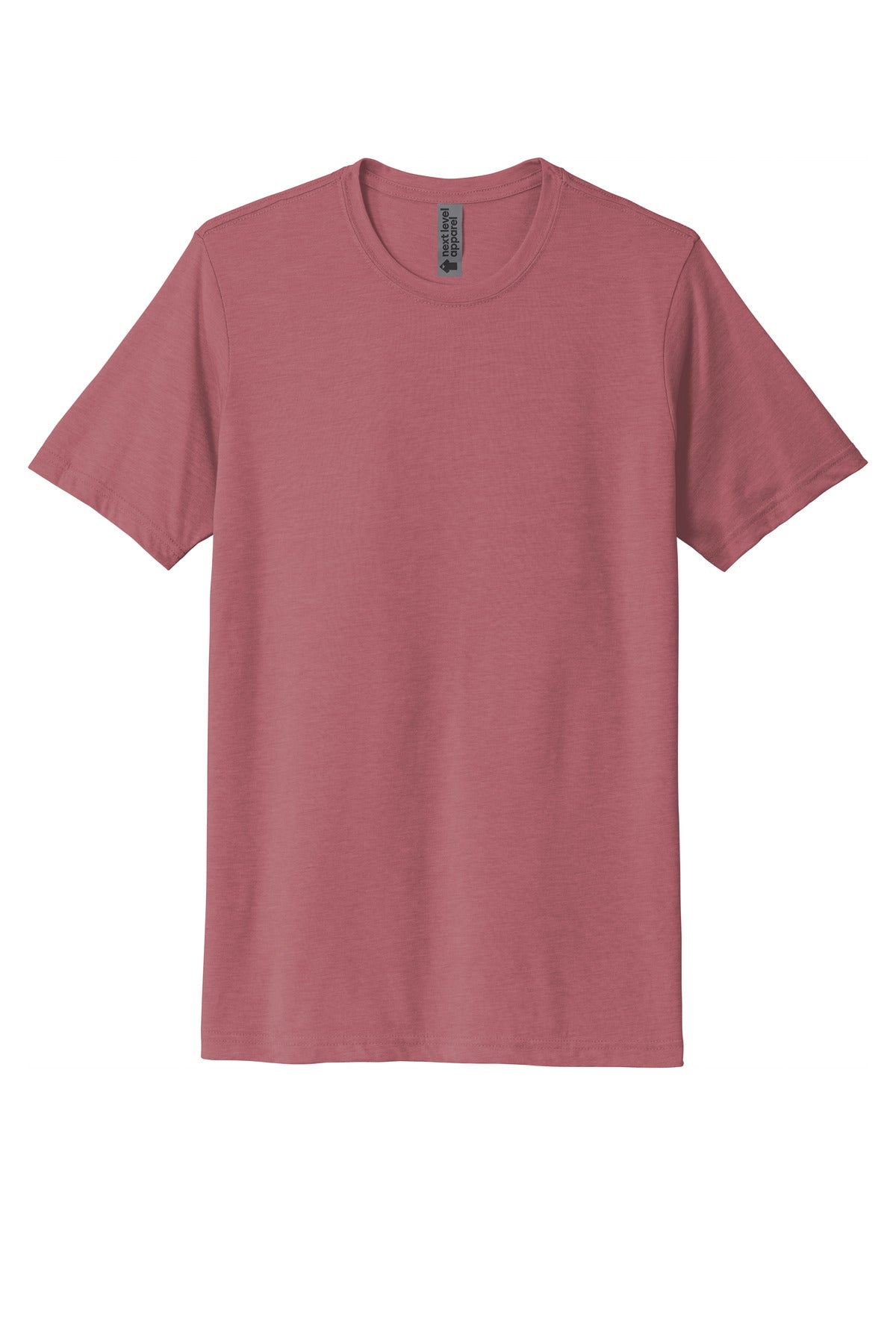 Front View of SmkPaprika Next Level Apparel Adult Poly/Cotton Tee. NL6200