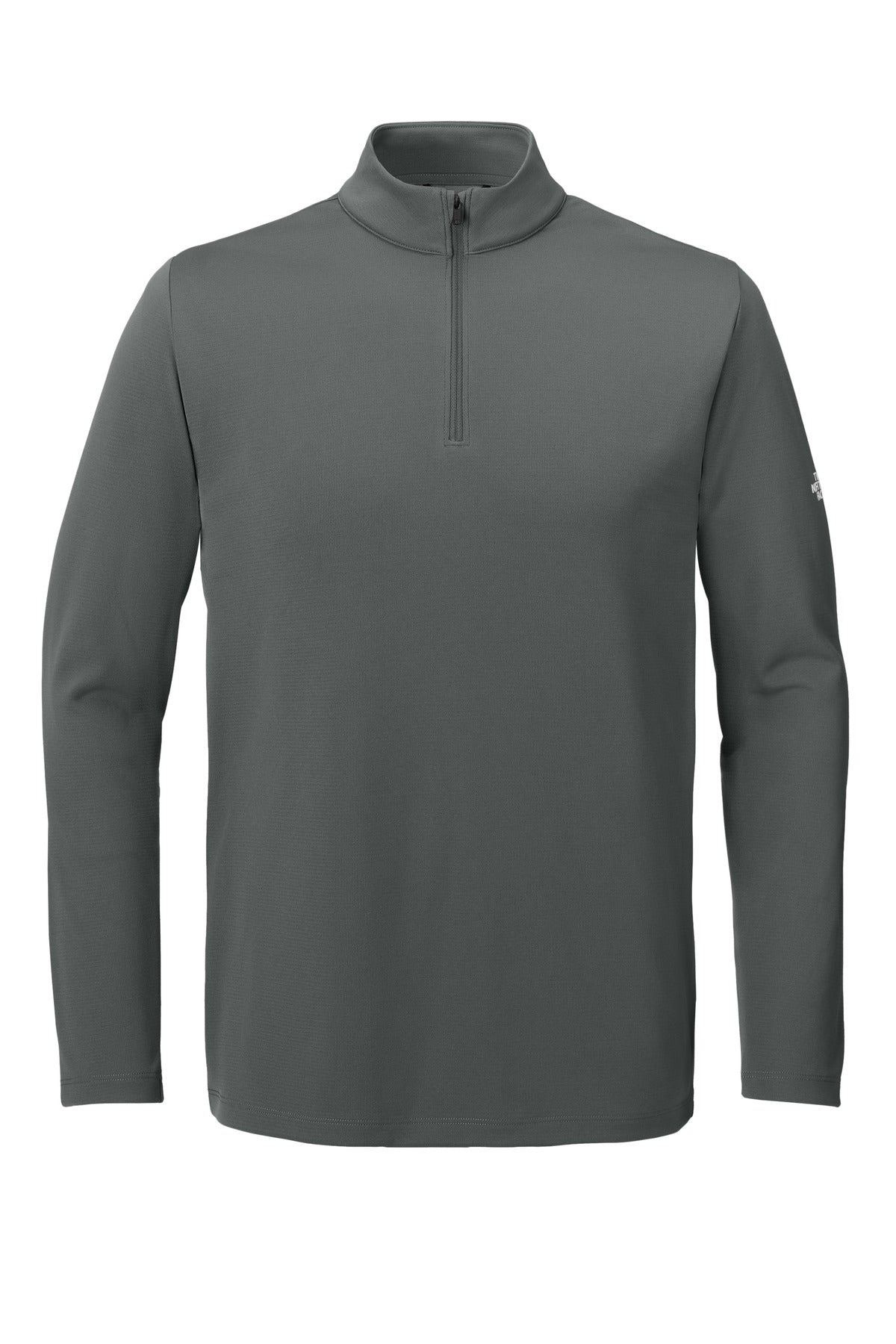 Front View of SmokedPrGy The North Face Ambition 1/4-Zip NF0A8ENR