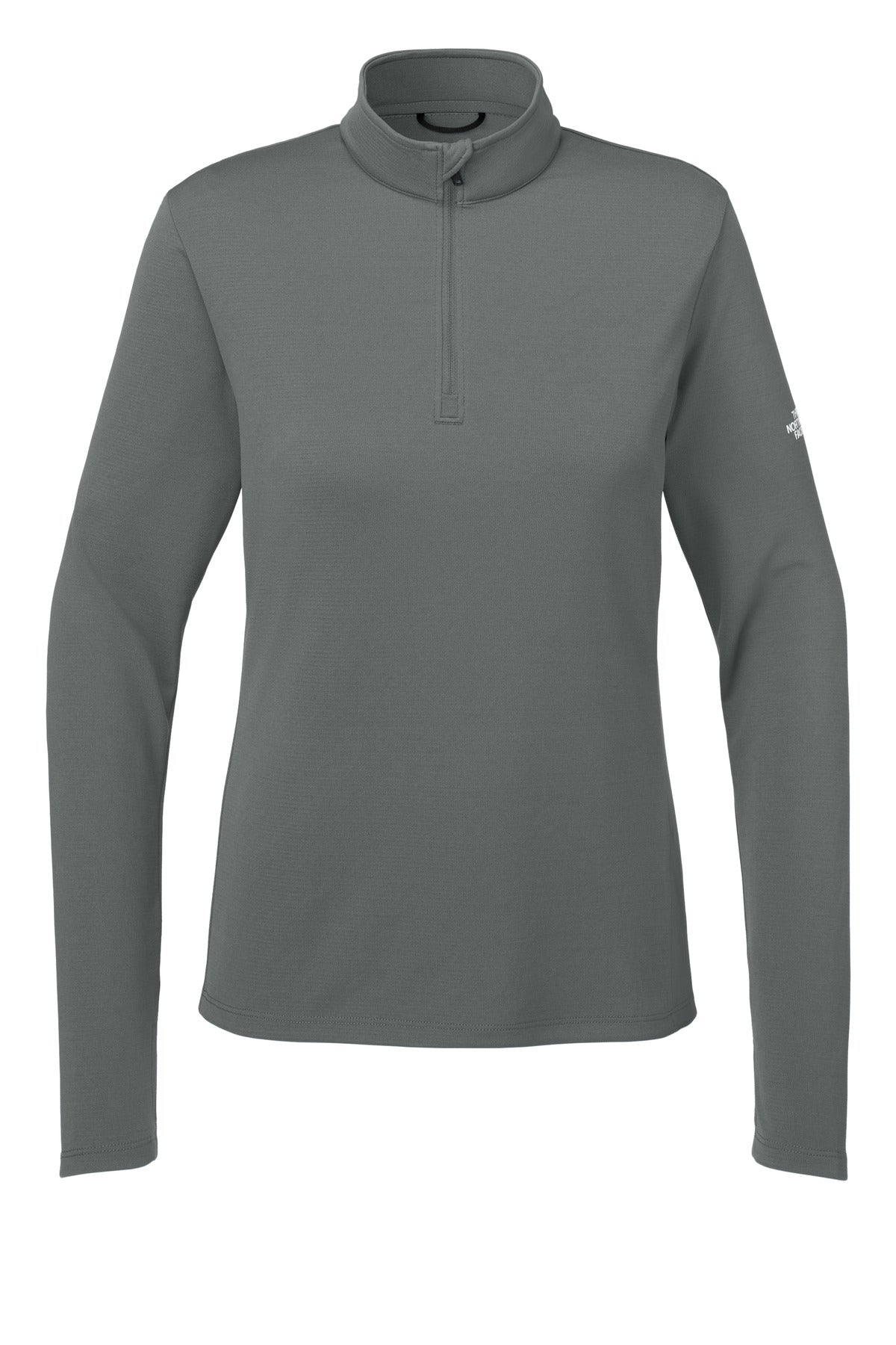 Front View of SmokedPrGy The North Face Women's Ambition 1/4-Zip NF0A8ENQ