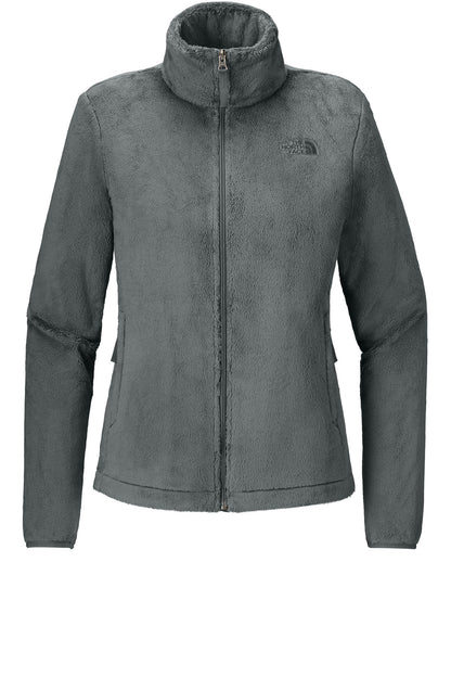 Front View of SmokedPrGy The North Face Women's Osito Fleece Jacket NF0A7UQJ