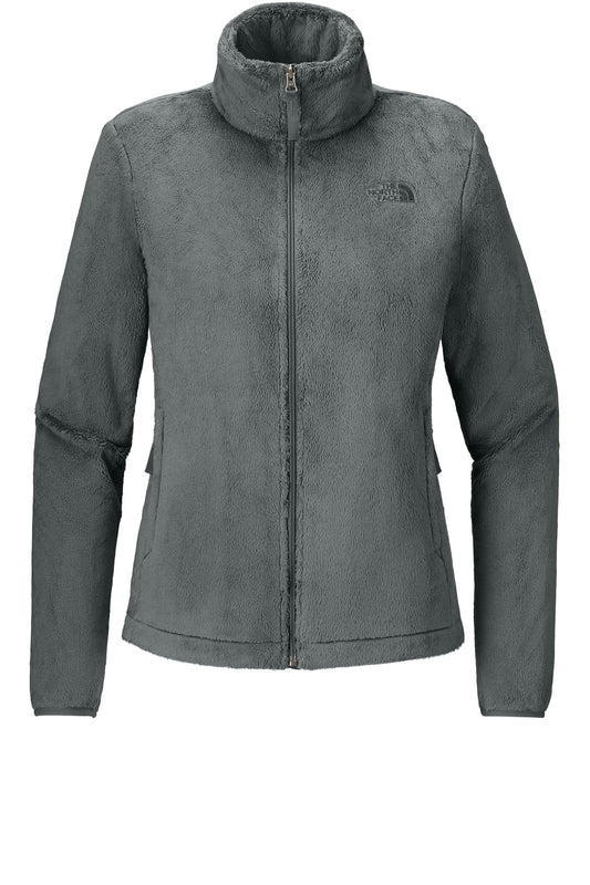 Front View of SmokedPrGy The North Face Women's Osito Fleece Jacket NF0A7UQJ