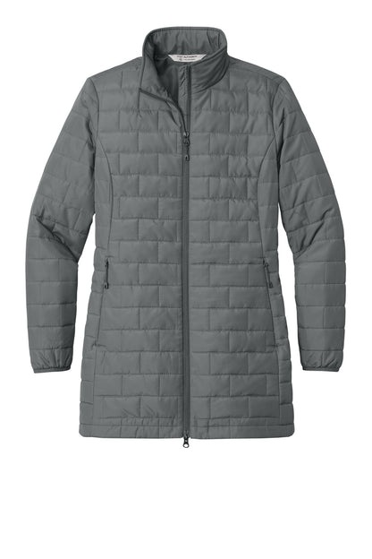 Front View of SmokeGrey Port Authority Women's C-FREE Brick Jacket L854