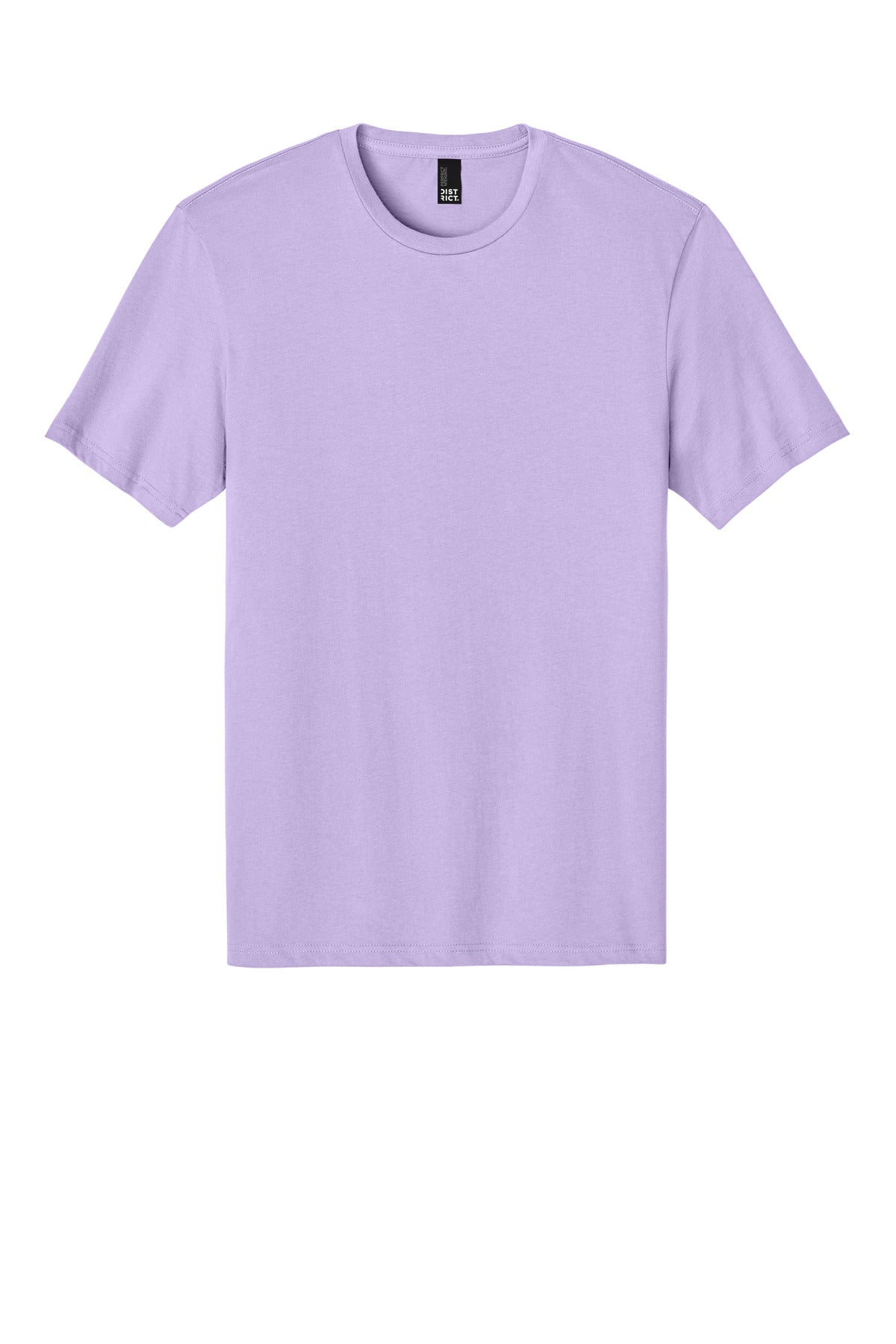 Front View of Soft Purple District Perfect Weight Tee. DT104
