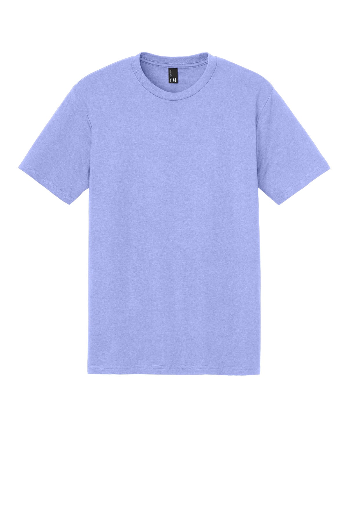 Front View of SoftLilac District Perfect Tri Tee. DM130