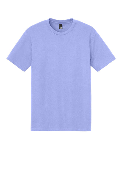 Front View of SoftLilac District Perfect Tri Tee. DM130