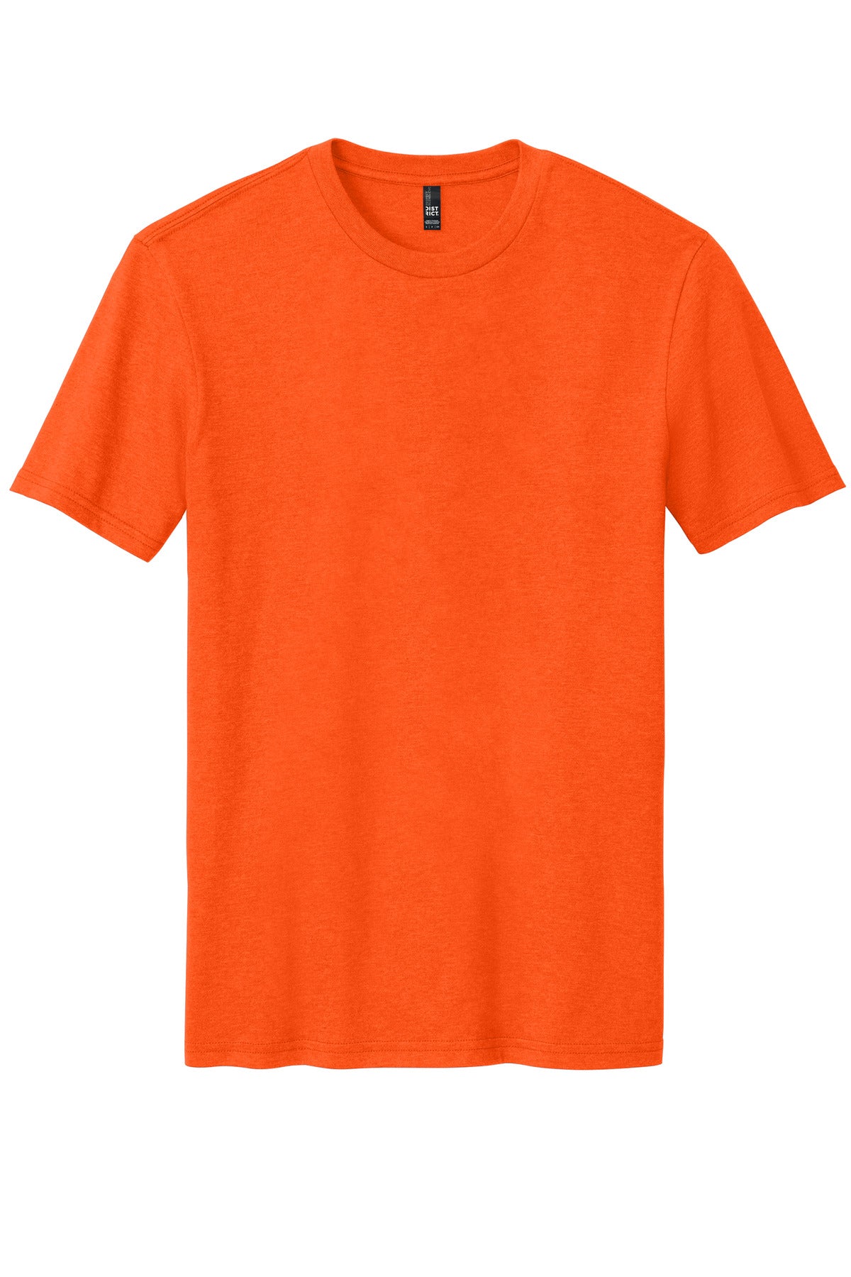 Front View of SOrange District Perfect Blend CVC Tee. DM108