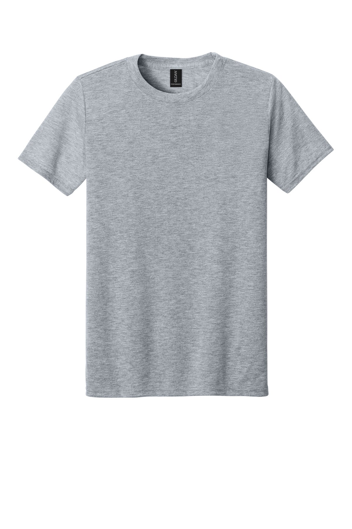 Front View of SportGrey Gildan Gildan Performance T-Shirt. 42000