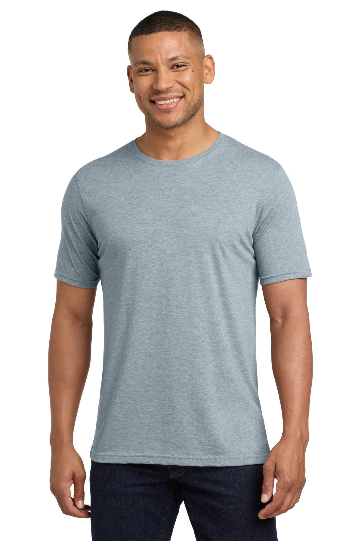 Front View of StnwshDnm Next Level Apparel Adult Poly/Cotton Tee. NL6200